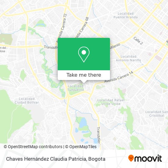 Chaves Hernández Claudia Patricia map