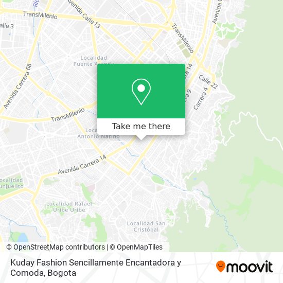 Mapa de Kuday Fashion Sencillamente Encantadora y Comoda
