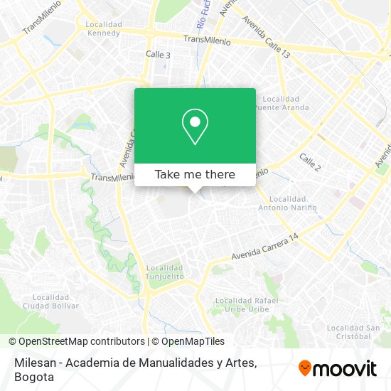 Milesan - Academia de Manualidades y Artes map
