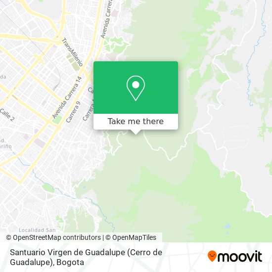 Santuario Virgen de Guadalupe (Cerro de Guadalupe) map