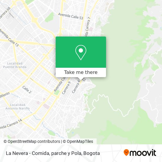 Mapa de La Nevera - Comida, parche y Pola