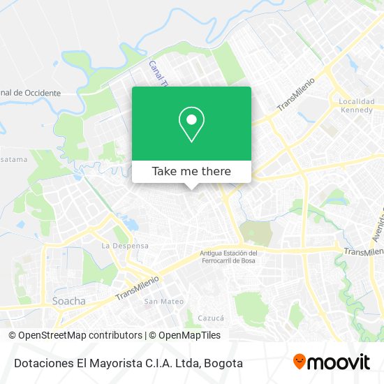 Dotaciones El Mayorista C.I.A. Ltda map