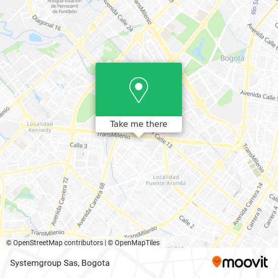 Mapa de Systemgroup Sas