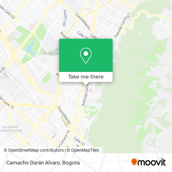 Camacho Durán Alvaro map