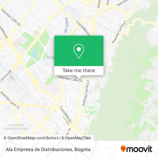 Ala Empresa de Distribuciones map