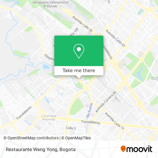 Restaurante Weng Yong map