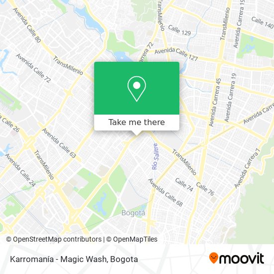 Karromanía - Magic Wash map