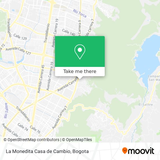 La Monedita Casa de Cambio map