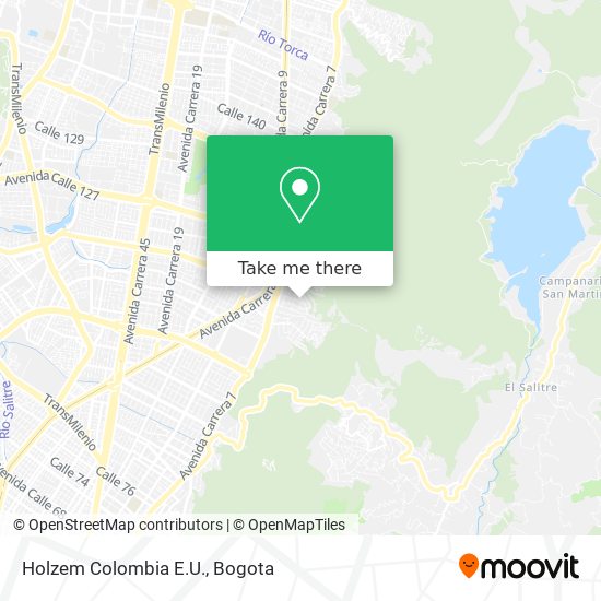 Holzem Colombia E.U. map