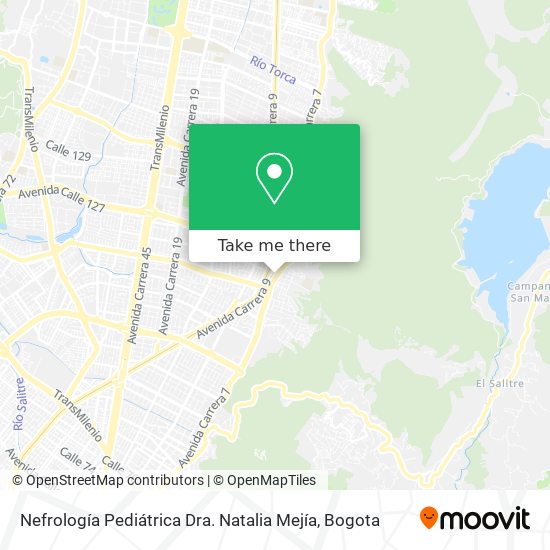 Nefrología Pediátrica Dra. Natalia Mejía map