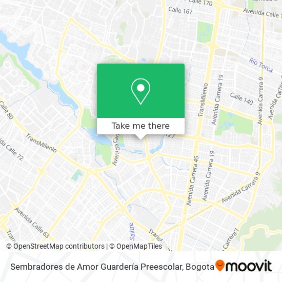 Sembradores de Amor Guardería Preescolar map