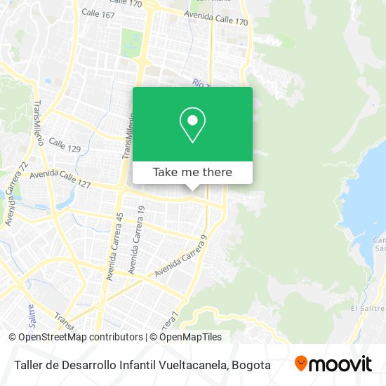 Taller de Desarrollo Infantil Vueltacanela map