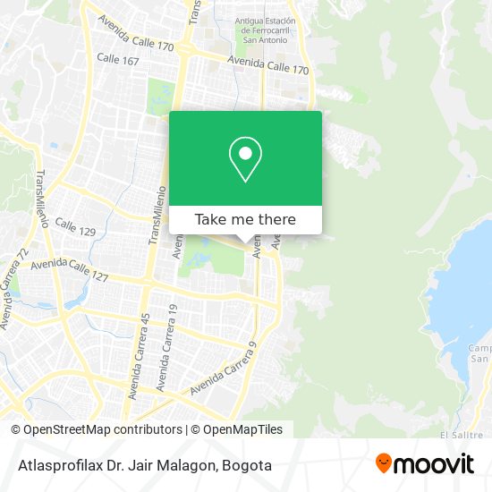 Mapa de Atlasprofilax Dr. Jair Malagon