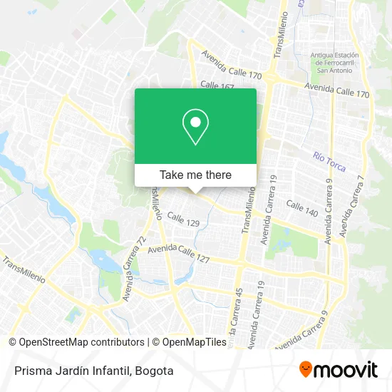 Prisma Jardín Infantil map