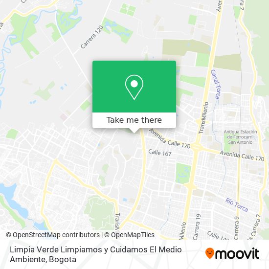 Mapa de Limpia Verde Limpiamos y Cuidamos El Medio Ambiente