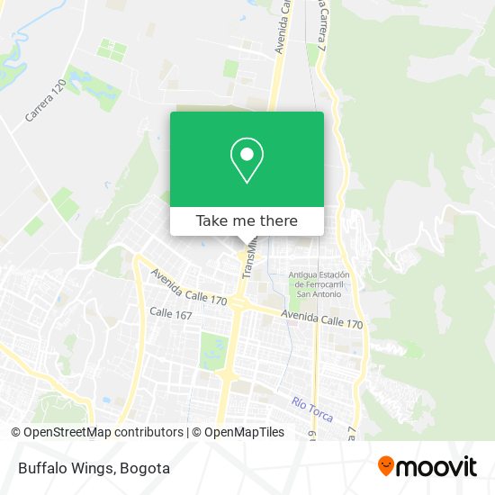 Mapa de Buffalo Wings