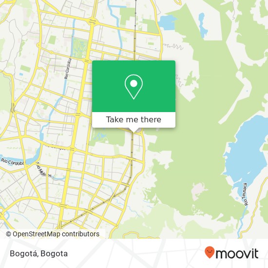 Bogotá map