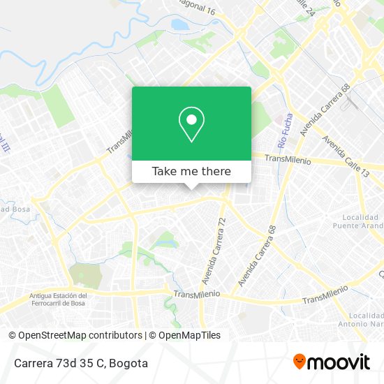 Mapa de Carrera 73d 35 C
