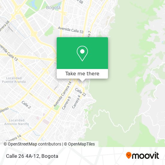 Calle 26 4A-12 map