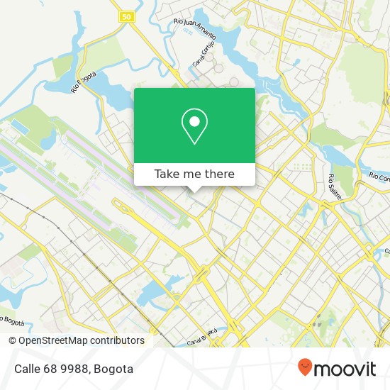 Calle 68 9988 map