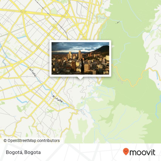 Bogotá map