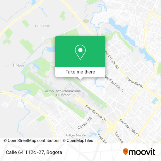Mapa de Calle 64 112c -27