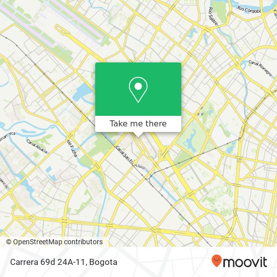Mapa de Carrera 69d 24A-11