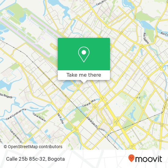 Mapa de Calle 25b 85c-32