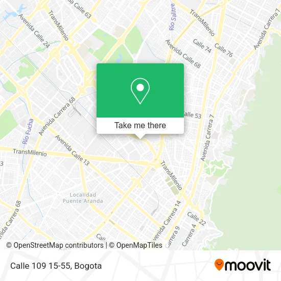 Calle 109 15-55 map