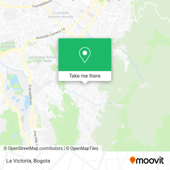 La Victoria map
