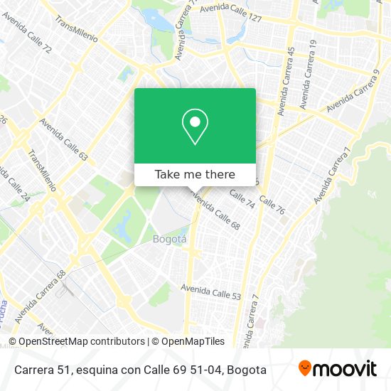 Carrera 51, esquina con Calle 69 51-04 map