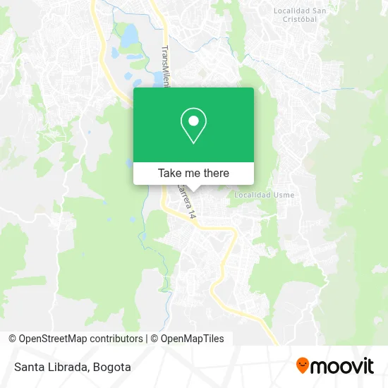Santa Librada map
