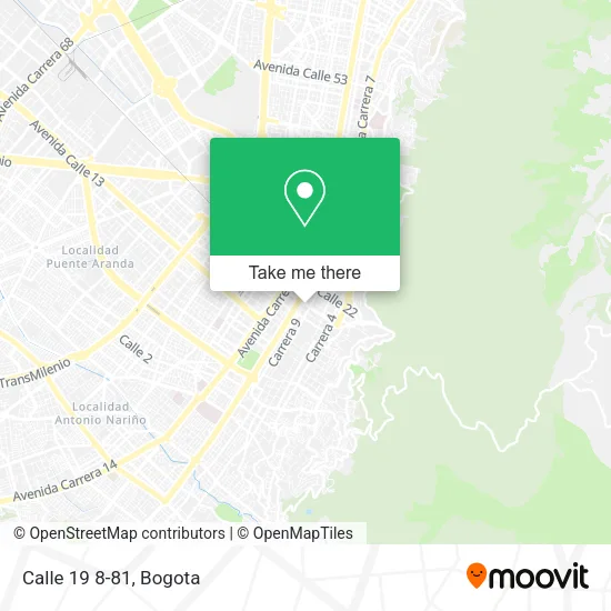 Calle 19 8-81 map