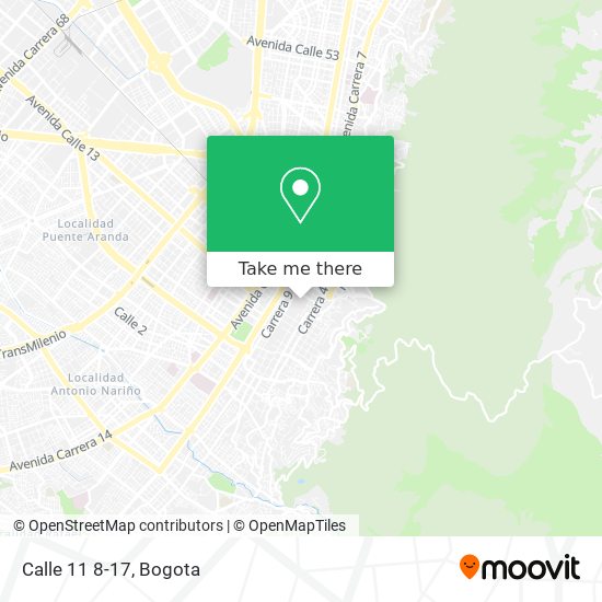 Calle 11 8-17 map