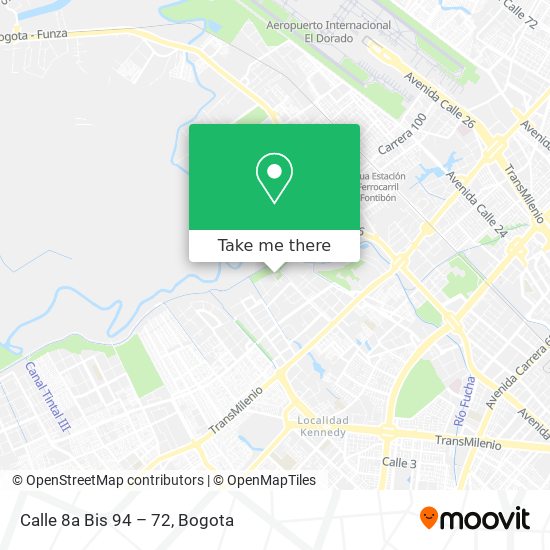 Calle 8a Bis 94 – 72 map