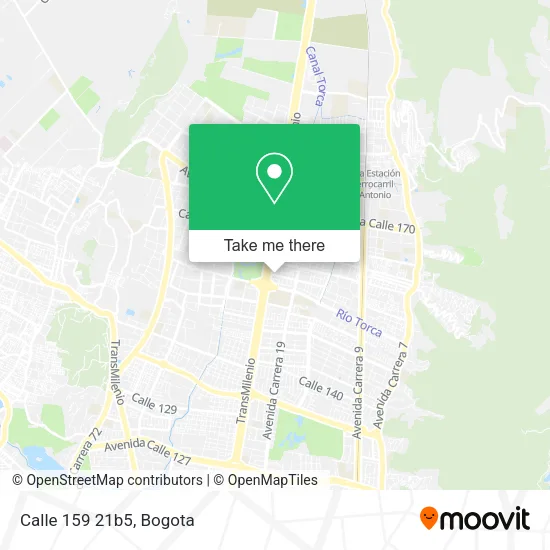 Mapa de Calle 159 21b5