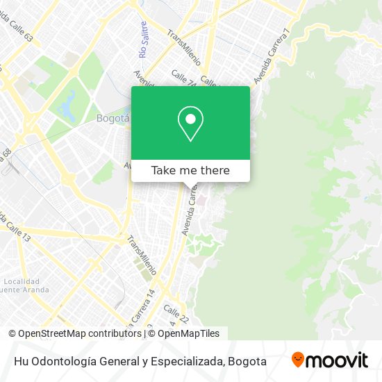 Hu Odontología General y Especializada map