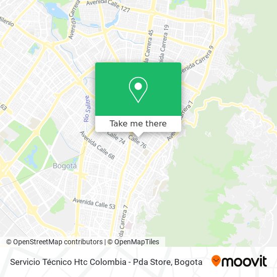 Servicio Técnico Htc Colombia - Pda Store map