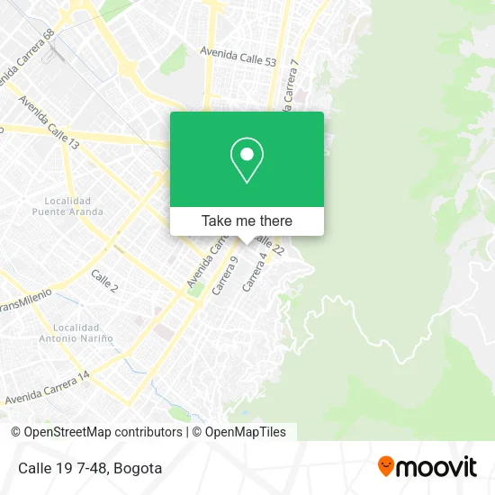 Calle 19 7-48 map