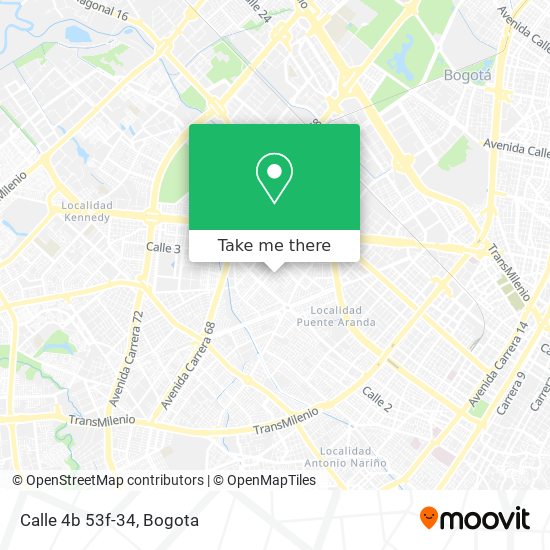 Mapa de Calle 4b 53f-34