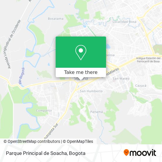 Parque Principal de Soacha map