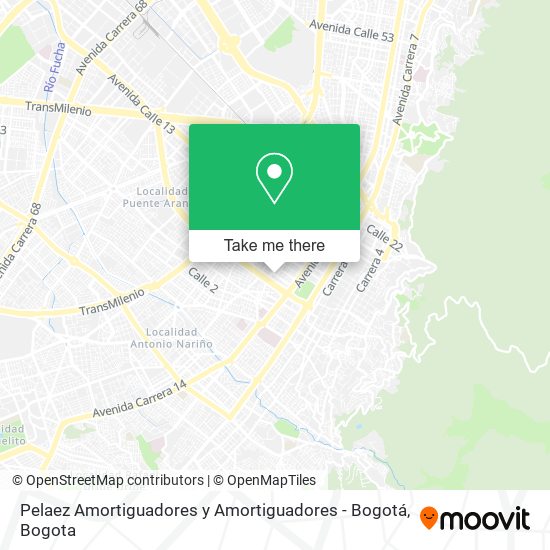 Pelaez Amortiguadores y Amortiguadores - Bogotá map