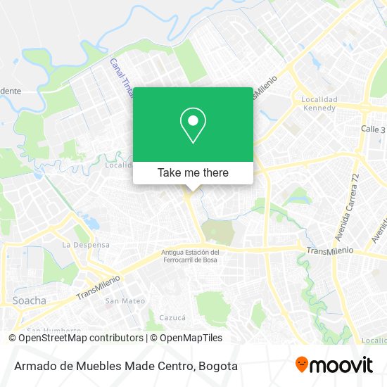 Mapa de Armado de Muebles Made Centro