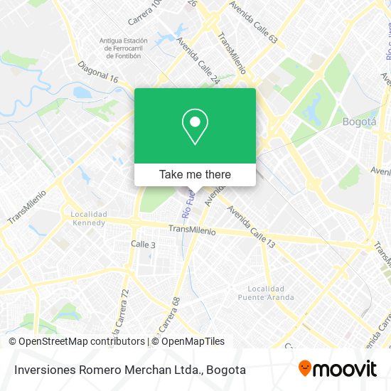 Inversiones Romero Merchan Ltda. map