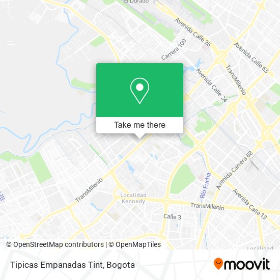 Tipicas Empanadas Tint map