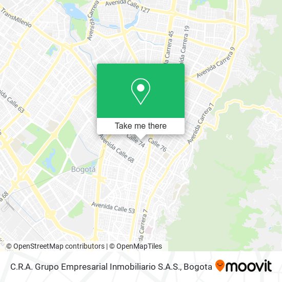 C.R.A. Grupo Empresarial Inmobiliario S.A.S. map