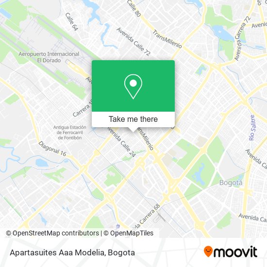 Apartasuites Aaa Modelia map