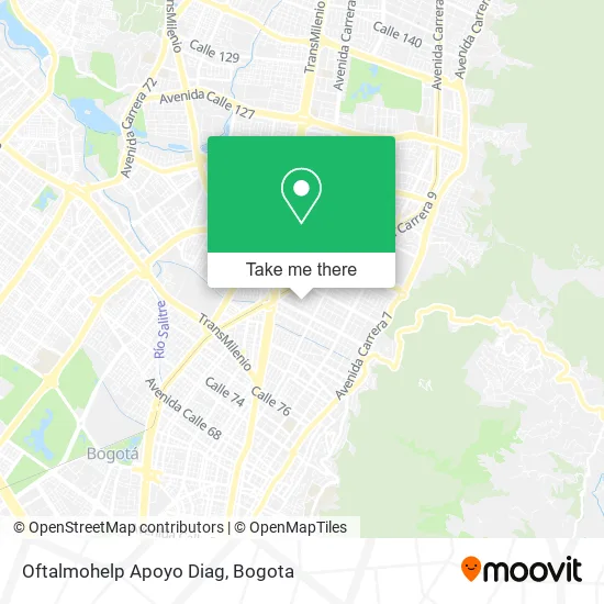 Mapa de Oftalmohelp Apoyo Diag