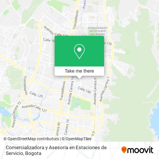 Comercializadora y Asesoría en Estaciones de Servicio map