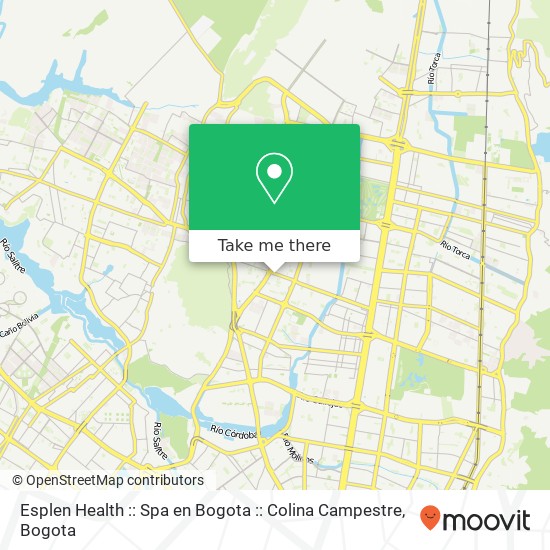 Esplen Health :: Spa en Bogota :: Colina Campestre map